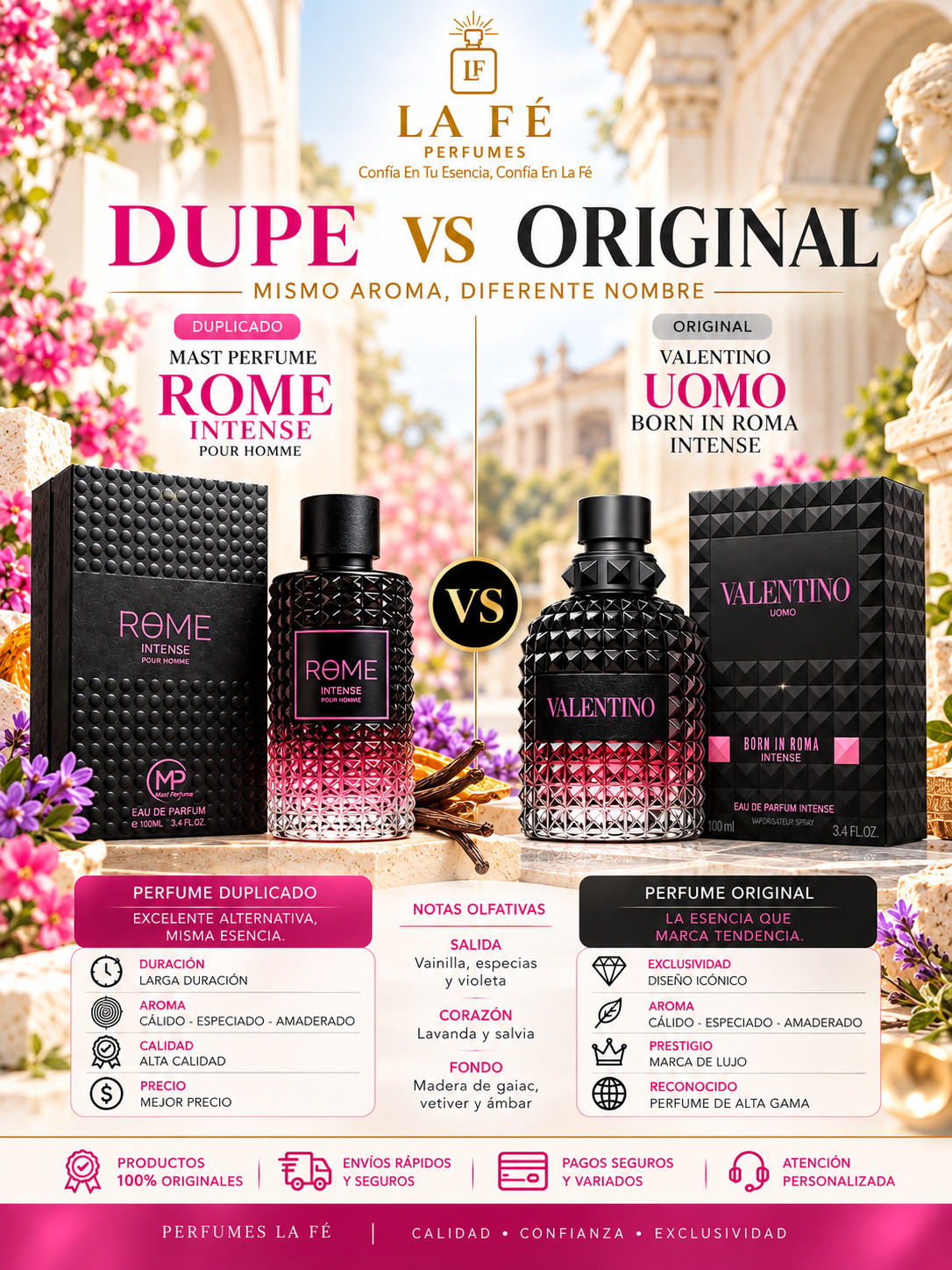 Mast Perfume Rome Intense Pour Homme 100ml EDP
